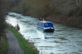 P1030949 Canal Barge Breaking Ice in Trowbridge